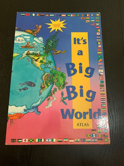 Its A Big Big World Atlas Hobbies And Toys Books And Magazines Children