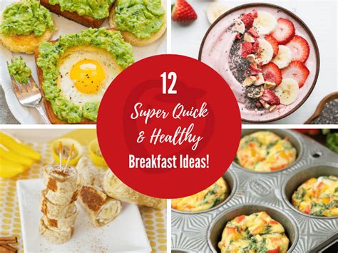 12 Super Quick Healthy Breakfast Ideas In A Hurry Super Healthy Kids
