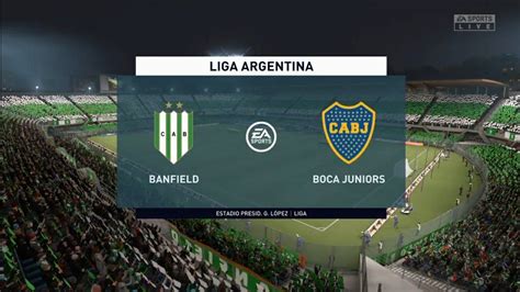 Banfield Vs Boca Juniors Liga Argentina Youtube