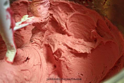 Luscious Lemony Cupcakes With Fresh Berry Frosting Pennies Into Pearls