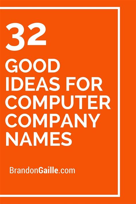 Check spelling or type a new query. 33 Good Ideas for Computer Company Names | Cleaning ...