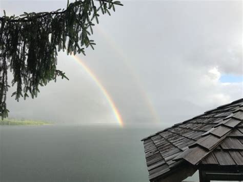 Double Rainbow Over Lake Picture Of Lochaerie Resort Amanda Park