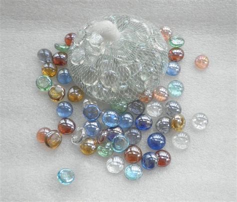 Start with a clean glass jar, decorative glass marbles (the kind that are flat on the back), and a i hot glued the marbles to the jar using plenty of hot glue so that no bubbles or voids would show through. Colorful Decorative Glass Marble/crystal Ball/glass Bead ...