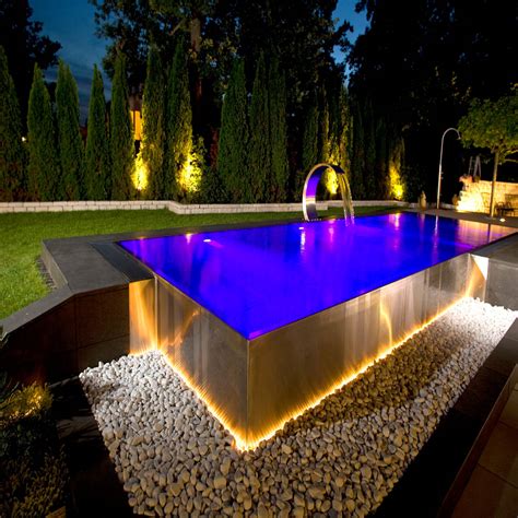 Berndorf Bäderbau Stainless Steel Private Pool Germany Bavaria London