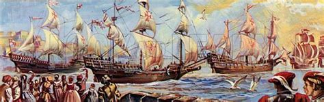 Magellans Expedition Set Sail For America In 1519 Stock Image Look