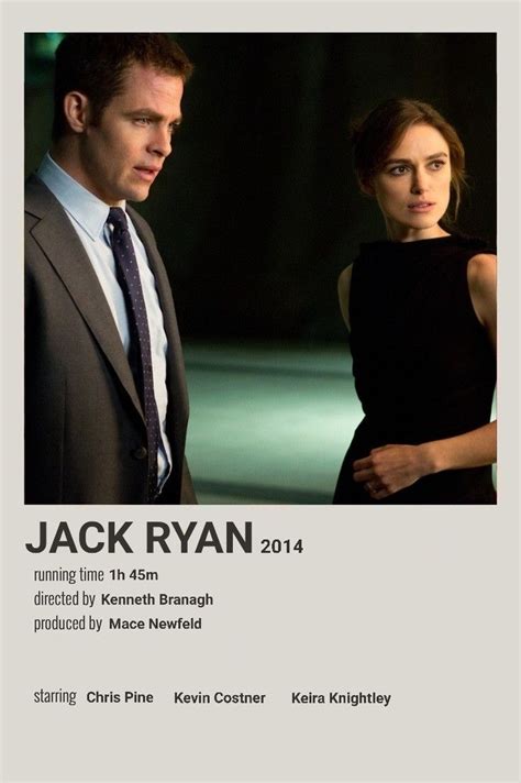 Jack Ryan Shadow Recruit Movie Polaroid Poster Jack Ryan Shadow