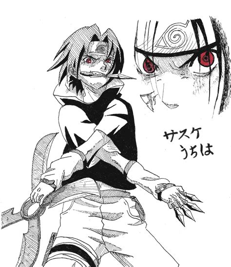 Sasuke Uchiha Drawing 👍 Naruto