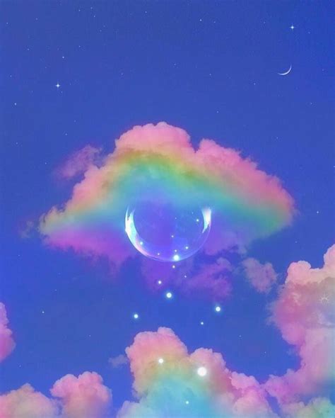 Pin By Tu Linh On In Rainbow Wallpaper Aesthetic Iphone Wallpaper Rainbow