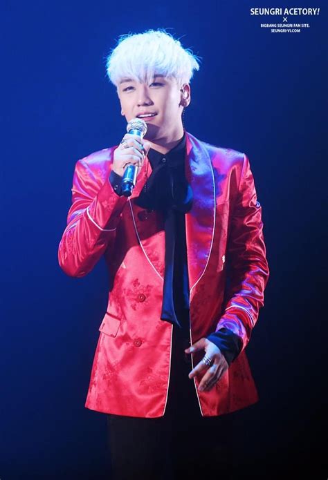 His white hair made him looks mature than ever. Seungri | BIGBANG 'MADE' Tour in Seoul 2015 | Seungri ...