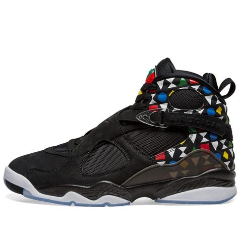 Nike Air Jordan 8 Retro Q54 Shoe In Black For Men Lyst
