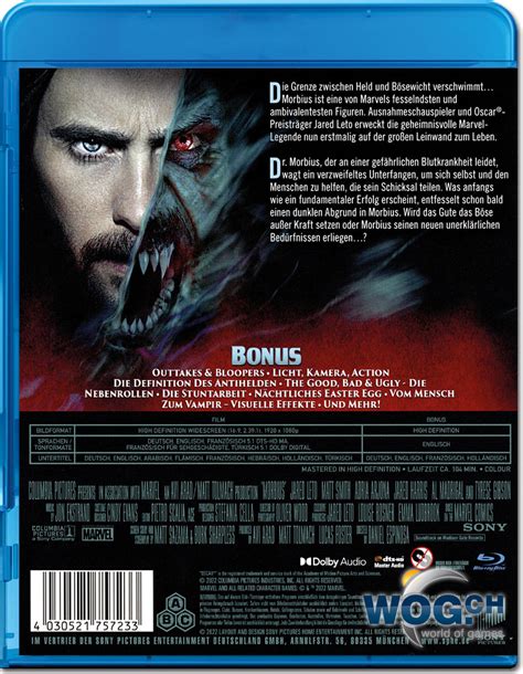 Morbius Blu Ray Blu Ray Filme World Of Games