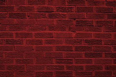 Red Colored Brick Wall Texture Picture Free Photograph Photos