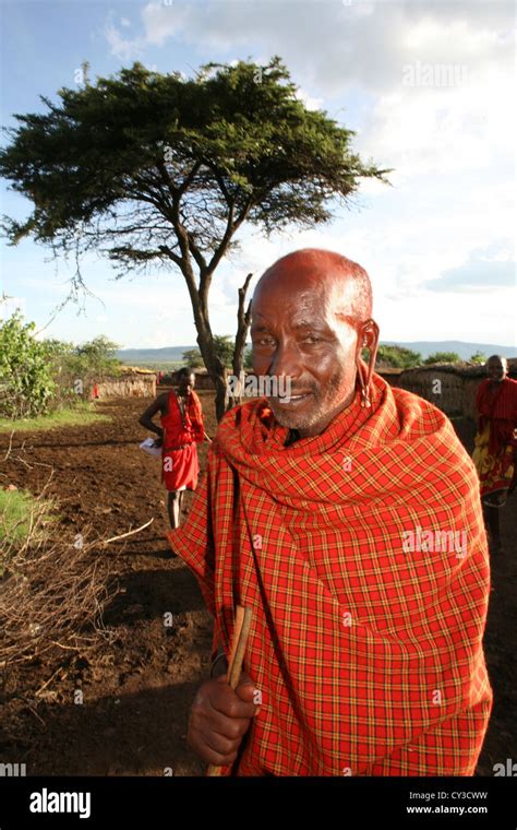 Maasai Tribe In Kenya Stock Photo Alamy