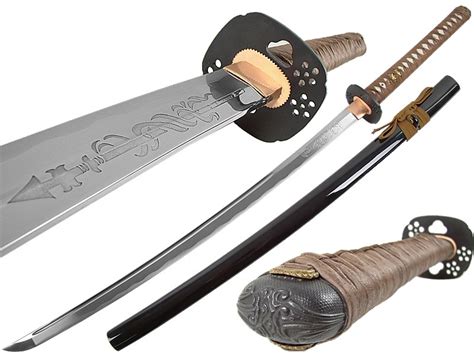 Masahiro Samurai Sword White Shadow Brown Handle