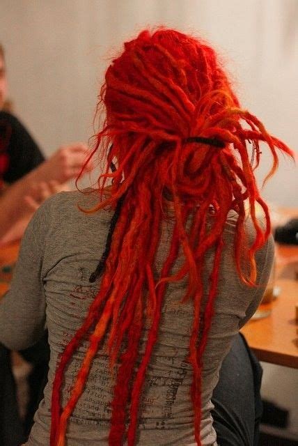 like fire i can t get over how incredible this color is hair styles red dreads red dreadlocks