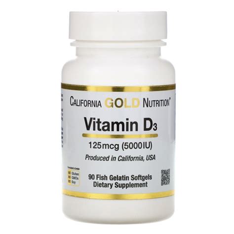 California Gold Nutrition Vitamin D3 5000 Iu Spesifikasi Lengkap