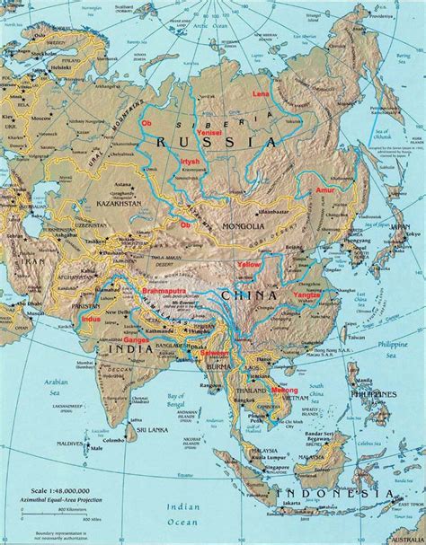 Rivers Of Asia Landforms Of Asia Worldatlas