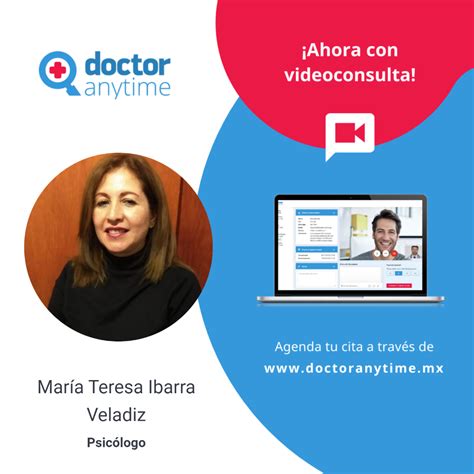 María Teresa Ibarra Veladiz Psicólogo En Zapopan Agenda Una Cita Online