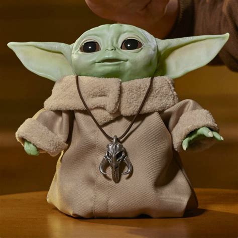 Hasbrothe Mandalorians Baby Yoda Comes To Life In Actual Size