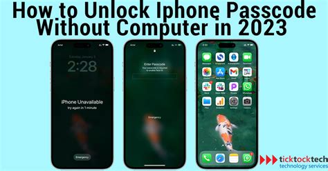 How To Unlock Iphone Passcode Without A Computer In 2023
