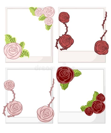 Rose And Thorns Border Stock Vector Illustration Of Thorns 42479097