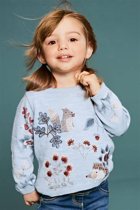 Buy Blue Printed Woodland Jumper 3mths 6yrs From The Next Uk Online