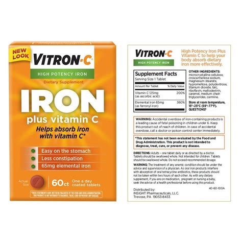 To maximize iron absorption, consume legumes with foods high in vitamin c, such as tomatoes, greens, or citrus fruits. Amazon.com: Vitron-C High Potency Iron Supplement with ...