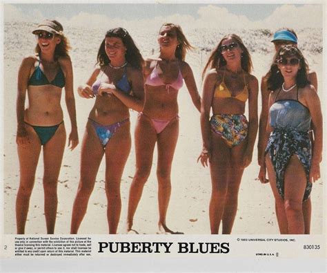 Australian Nell Schofield Nd From Left And Jad Capelja Rd From Left In Puberty Blue