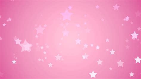 4k Free Download Floating Light Pink Stars Fade In And Out Against A