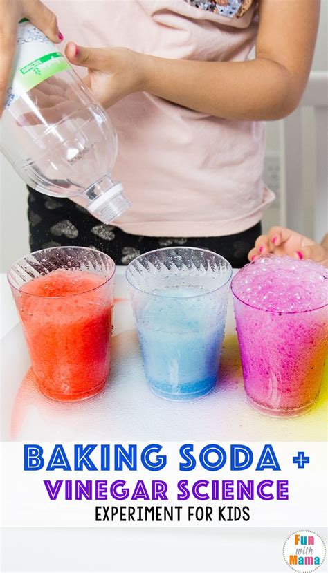 Baking Soda And Vinegar Reaction Baking Soda Experiments Science