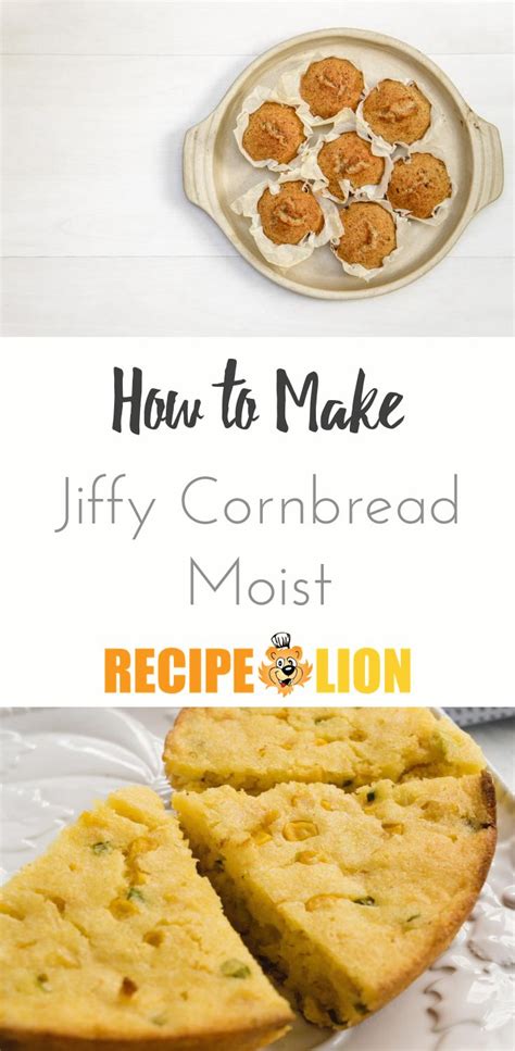 Deliciously moist cornbread with bits of corn, jalapeno, and cheddar. How to Make Jiffy Cornbread Moist | Recipe | Moist ...