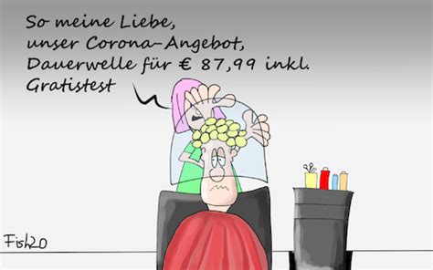 A cartoon about corona, corona virus, coronavirus. Dauerwelle By Fish | Politics Cartoon | TOONPOOL