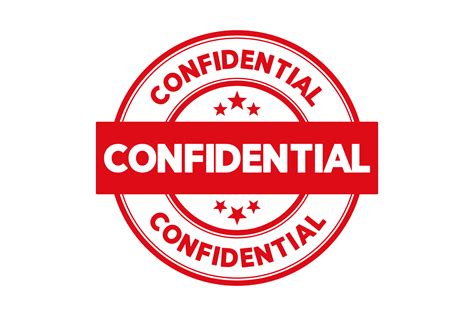 Round Confidential Stamp Png And Psd Psdstamps