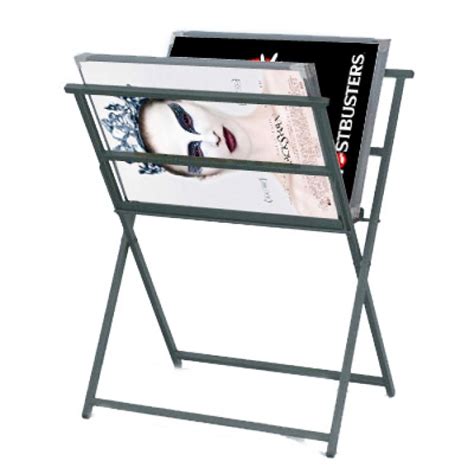 Foldaway Poster Display Rack Display Stands For Prints