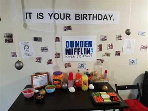 The Office Themed Birthday Decorations Qbirthdayk