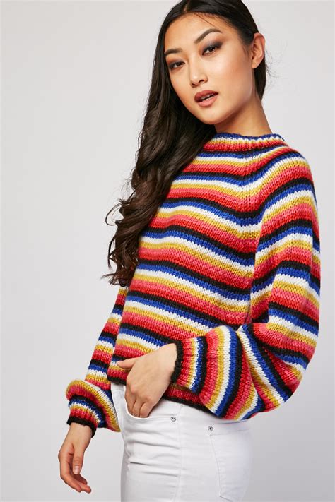 Candy Striped Knit Jumper Just 7