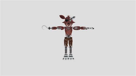 Withered Foxy Download Free 3d Model By Shatteredfred
