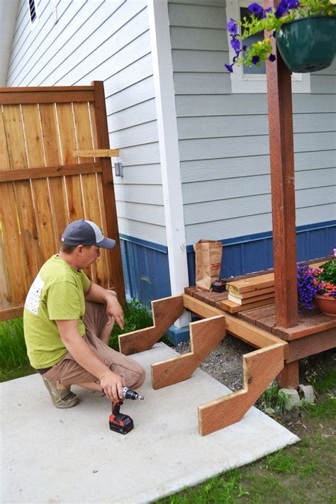 Easy Stairs Diy Stairs Outdoor Diy Stairs Diy Deck