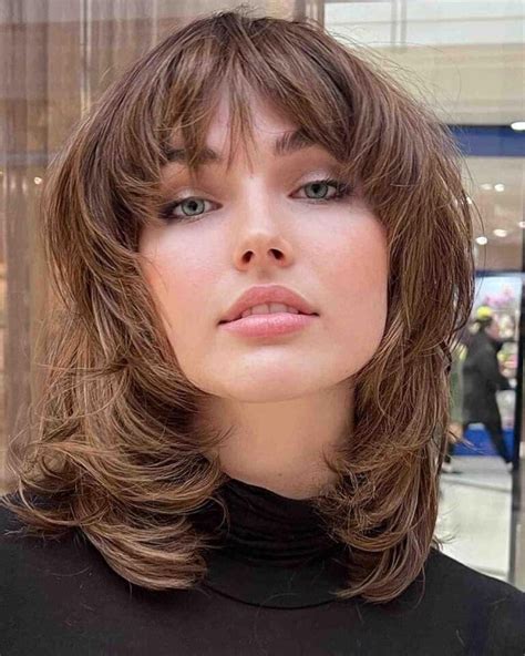 Face Framing Layered Choppy Haircuts For Shoulder Length Hair