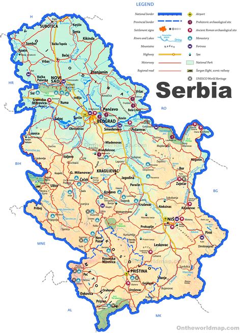 Serbia Map Serbia Historical Map Kacie Whitworth