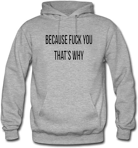 bbhappiness because fuck you that s why hoodie for women amazon de bekleidung