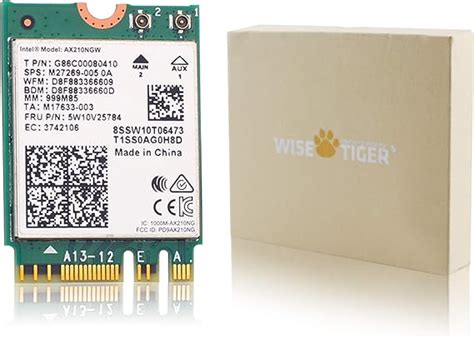 wise tiger ax210ngw tarjeta wifi wi fi 6e 11ax módulo wifi 2 x 2 mu mimo tarjeta inalámbrica de
