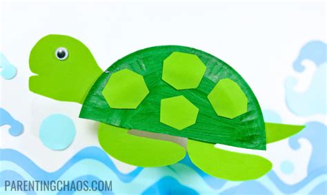 Turtle Paper Plate Craft For Kids ⋆ Parenting Chaos