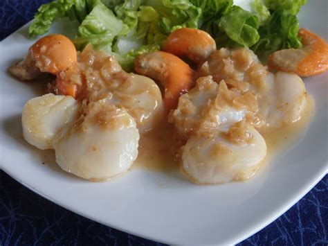 Coquilles Saint Jacques au beurre de cidre