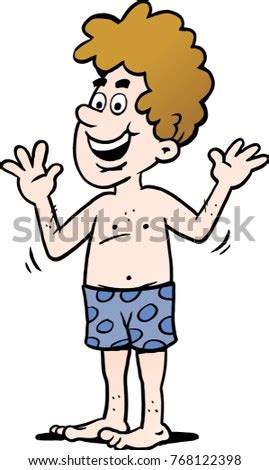 Cartoon Guy Illustration Naked Stock Images Royalty Free Images Vectors Shutterstock