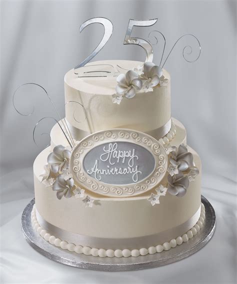25th Marriage Anniversary Cakes