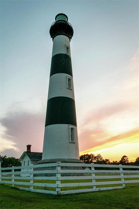 Bodie Island Lighthouse Outer Banks North Carolina Sunset Photograph By