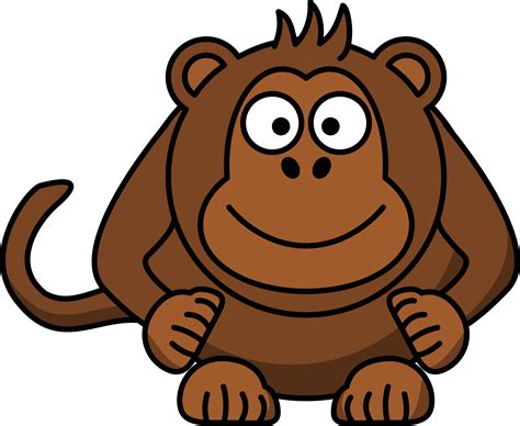 Clipart Cartoon Monkey