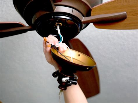 Said fan has a light fixture in it. How to Replace a Light Fixture With a Ceiling Fan | how ...