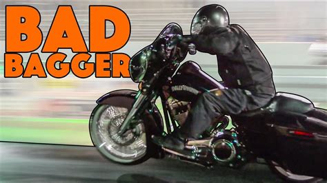 Bagger Drag Racing This Harley Is A Sleeper Youtube
